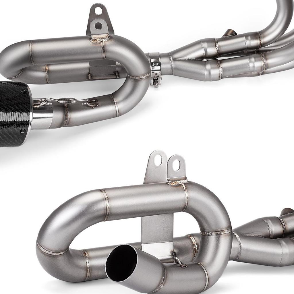 Compatible with Kayak 450RR Motorcycle 23-24: Full Exhaust Pipe Set for Custom Mods