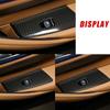4 pezzi Interruttore Alzacristalli Auto Pulsante Alzacristalli Cornice Copertura Modanatura per BMW Serie 5 G30 20172018 (# 2)