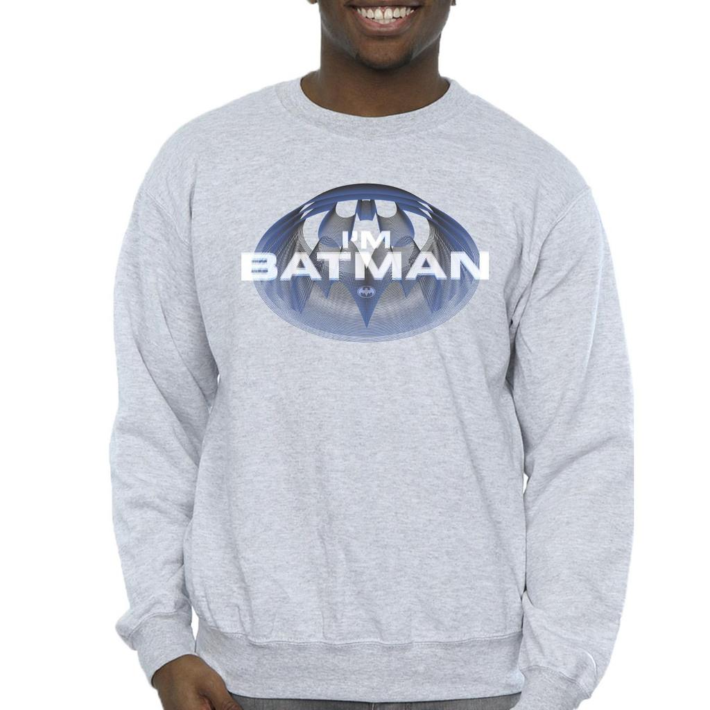 DC Comics Mens The Flash I´m Batman Sweatshirt