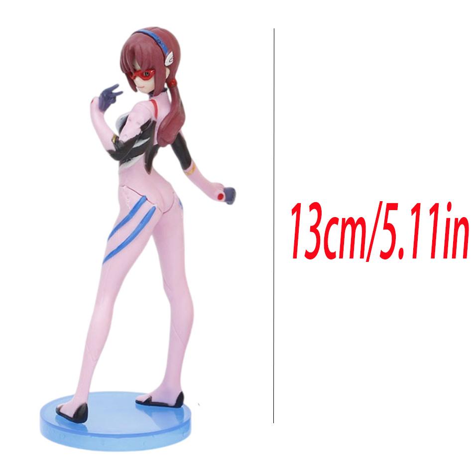 Anime NEON GENESIS EVANGELION 13cm Ayanami Rei Asuka Langley Makinami Figure PVC Model Doll Desktop Decoration Collecting Toys