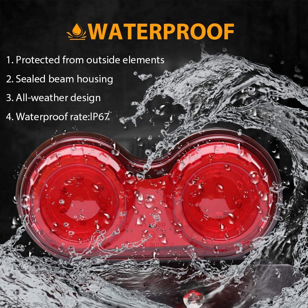 Motorcycle LED Brake Tail Light Turn Signal License Plate Motorcycle Tail Light