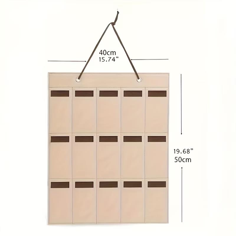 1pcs Wall-Mounted Folding Eyeglass Organizer – Holds 15 Glasses, Hair Ties & Clips, Easy Installation Storage