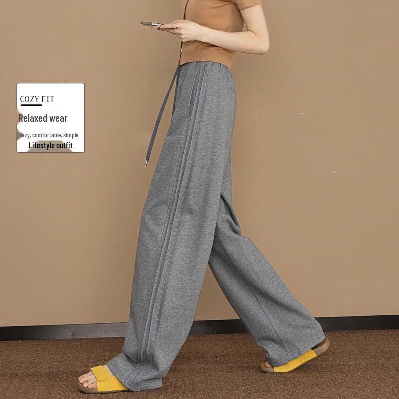 Demana Women s Loose Fit Cotton Knit Casual Pants S