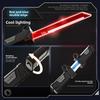 Non-Toxic Kids Telescopic Sword With Red And Blue Light 2-In-1 Rotating Decompression Toy Glowing Sword Toys Cosplay Props Interactive Toy