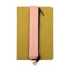 1Pc PU Leather Pencil Bag Notebook Elastic Rubber Band Buckle Pen Clip Portable Lightweight Pen Holder Case School Supplies