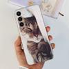 For Samsung Galaxy A24 SM-A245F Phone Case Stylish Cat Painted Soft Silicone TPU Cover For Samsung A24 A34 A54 A346B SM-A546B