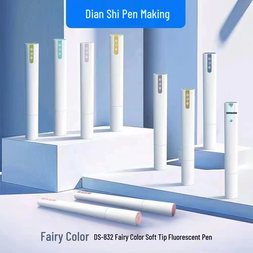

Dian Shi Fairy Color Soft Tip Fluorescent Markers, 10 Bold Highlighting Colors for Students and Journals Golden Apricot (1 pen)