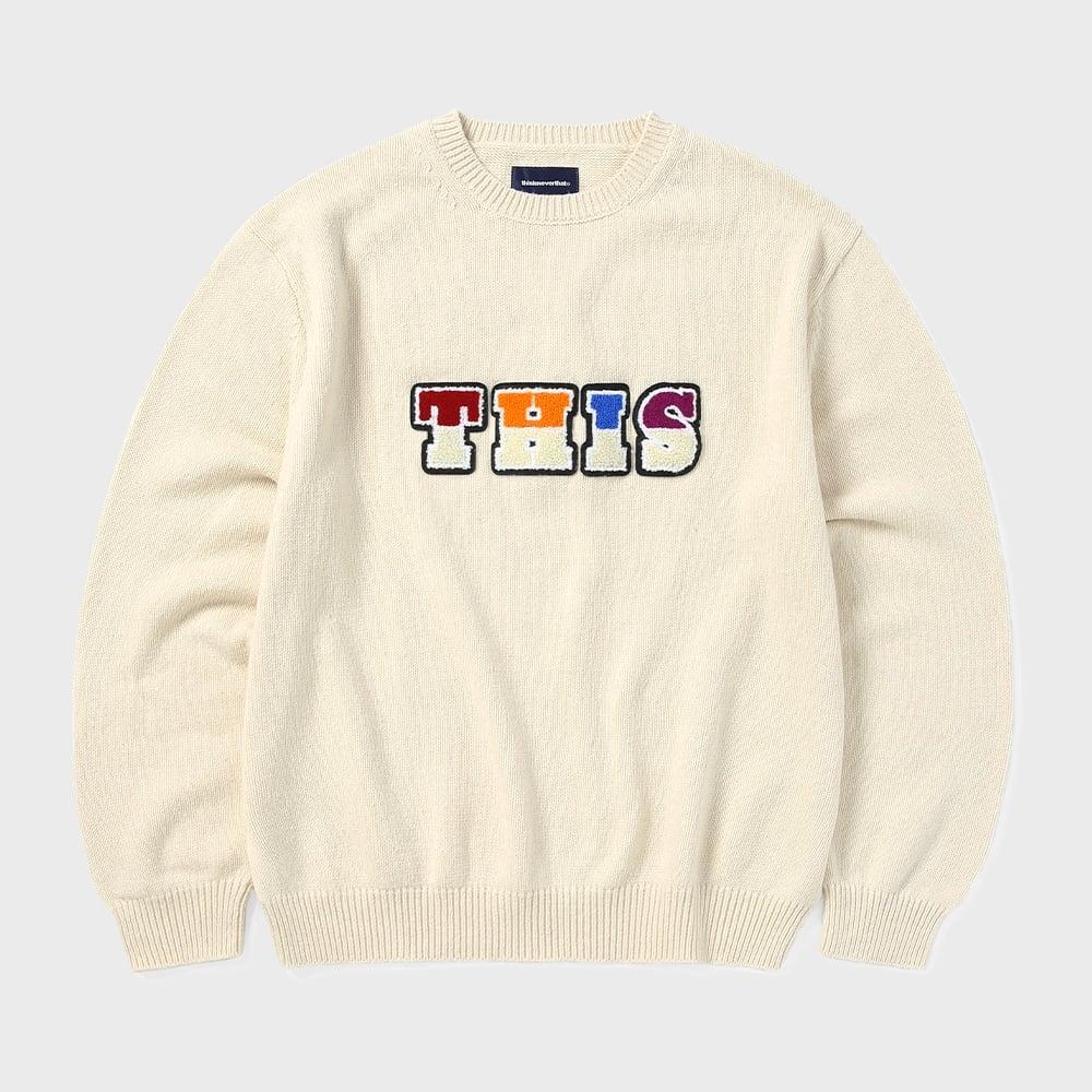 ThIs Is Never That ThIs That Knit Sweater Ivory S