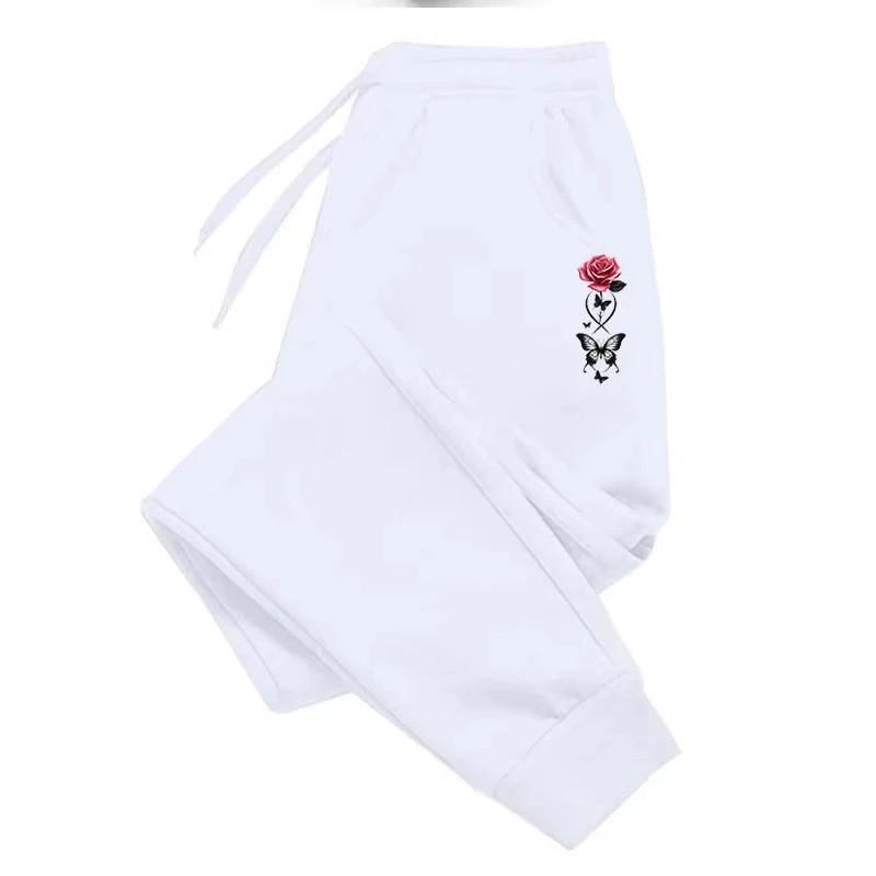 Mens Outdoor Casual Pants 2D Print Comfortable Loose Fit Multi Pockets
