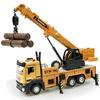 YoXinKau Construction Vehicle Toy, Alloy Construction Vehicle with Light and Sound Effects, Perfect for Indoor Play, Sand Play, Birthdays, Christmas,