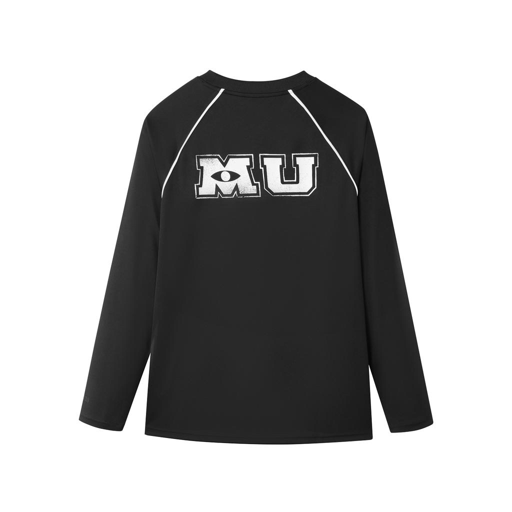 Adidas Logo Raglan Pullover Long Sleeve T-Shirt Unisex Tops KG7153