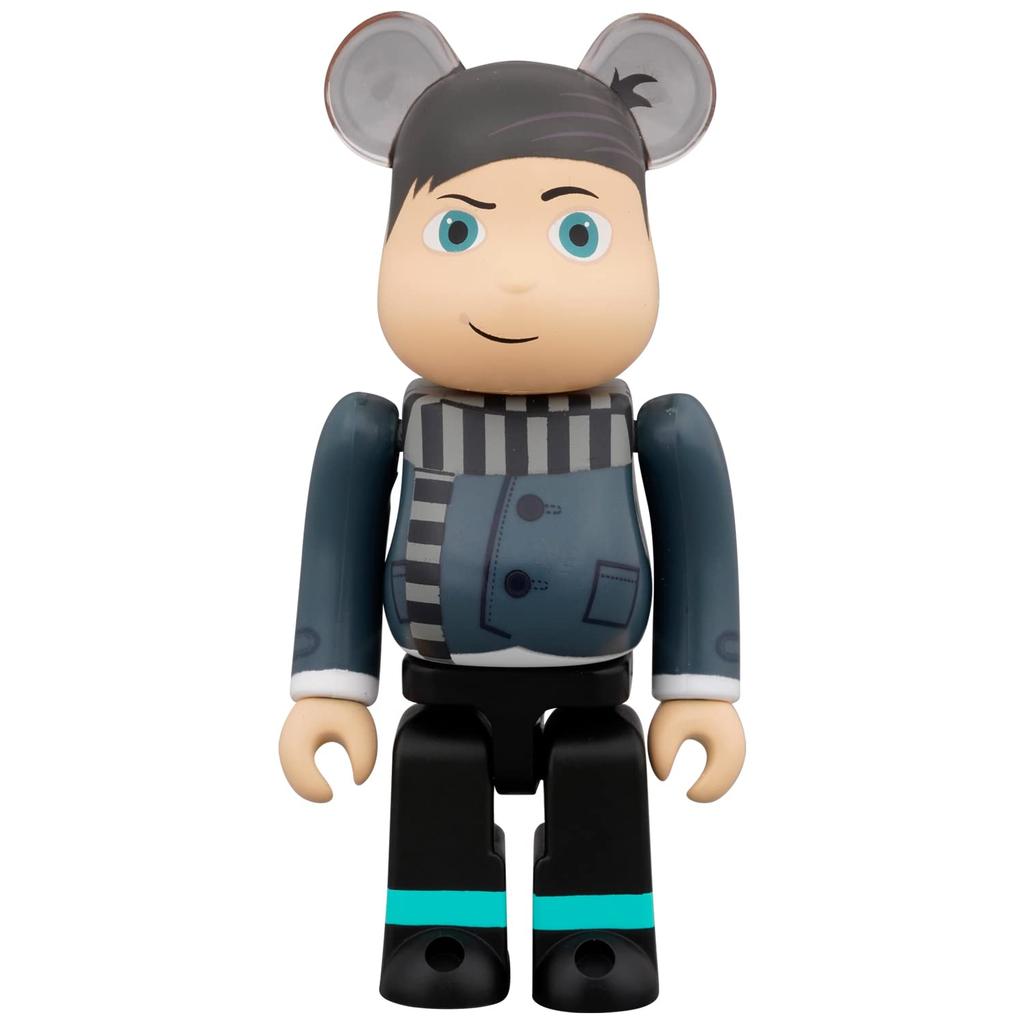 OTTO YOUNG GRU approximately 70mm fully BE@RBRICK & 100% 2-PACK Figures, tall, non-scale, pre-painted, assembled.