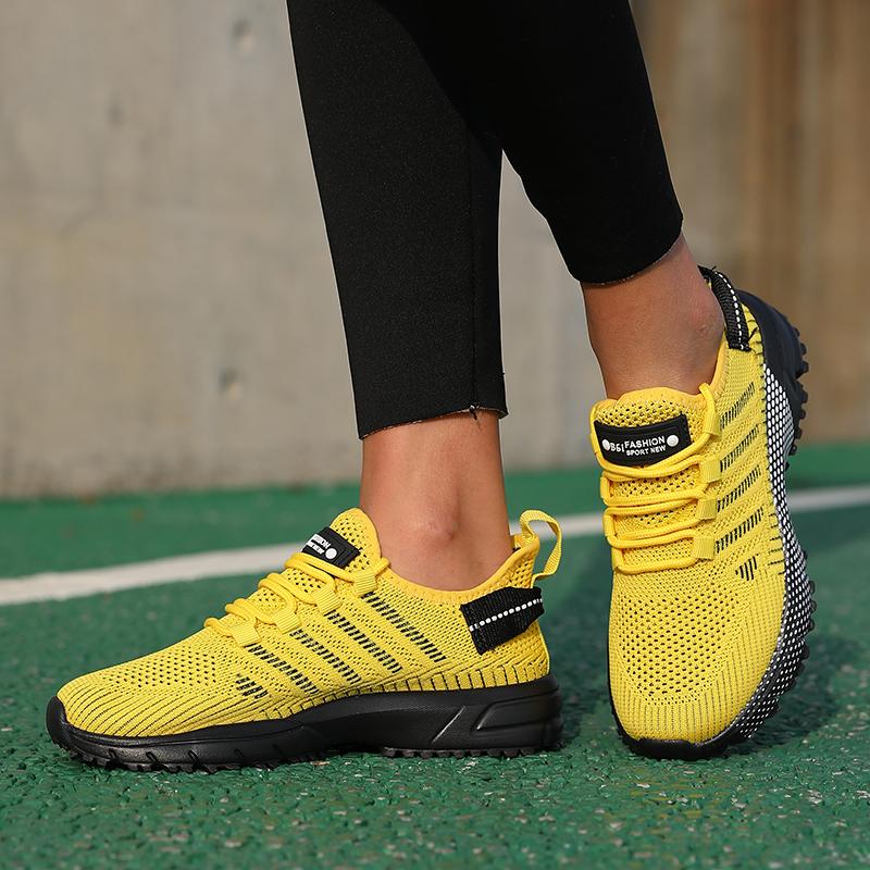 Women Sneakers Breathable Running Shoes Outdoor Versatile Training Lightweight Classic Fashionable Mesh Design Vulcanized Shoes