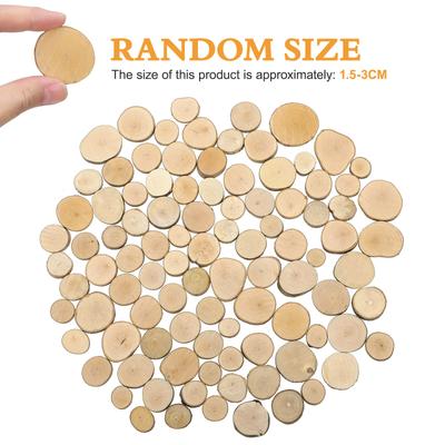 20Pcs Natural Wood Slices Log Discs Polished Both Sides for Wedding Decorations DIY Crafts Table Numbers Diameter 5-6cm Wood