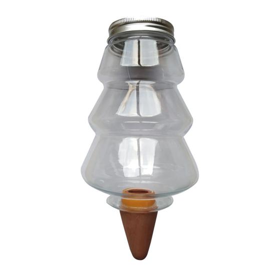 Automatic Watering Bulb Self-watering Terracotta Spike with Clear Bottle Drip Irrigation Tool Flower Watering Device for Houseplants Outdoor Plants