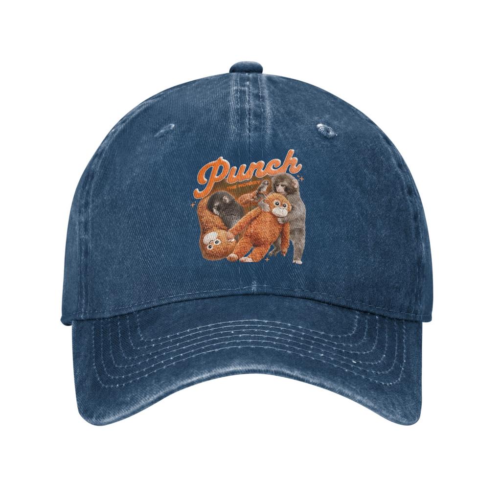 Washed Baseball Cap Monkey Punch Spring Trucker Hat For Unisex Women  Casual Hiking Fishing Sun Baseball Caps