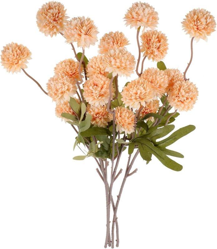 1/3PCS Artificial Flowers Silk Chrysanthemum Home RoomTable Wedding Wreath Bridal Bouquet Festival Decor DIY Gift Box Scrapbook
