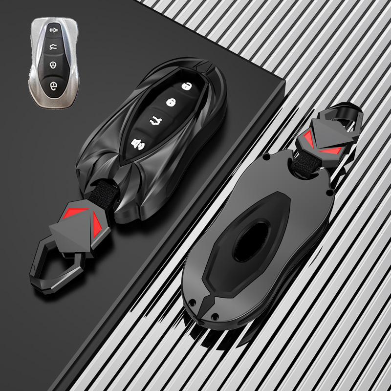 Zinc Alloy Car Flip Key Case Cover Shell For Geely Atlas Boyue Nl3 Ex7 Suv Gt Gc9 Emgrand X7 Borui Auto Holder Accessories