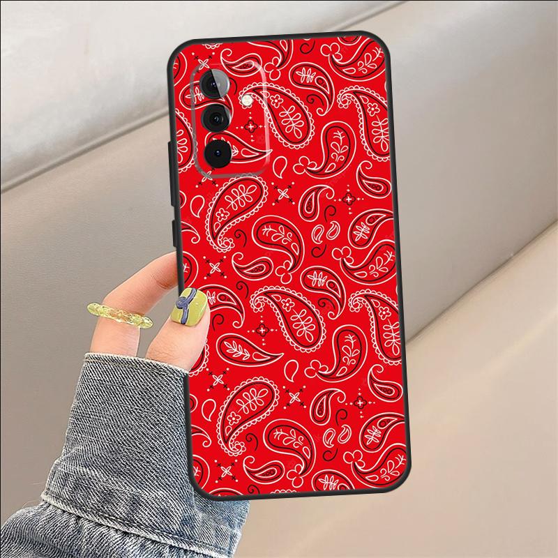 Paisley Bandana Case For Samsung Galaxy A22 A05 A53 A33 A06 A26 A16 A56 A36 A05 A32 A52 A54 A34 A14 A55 A15 A35