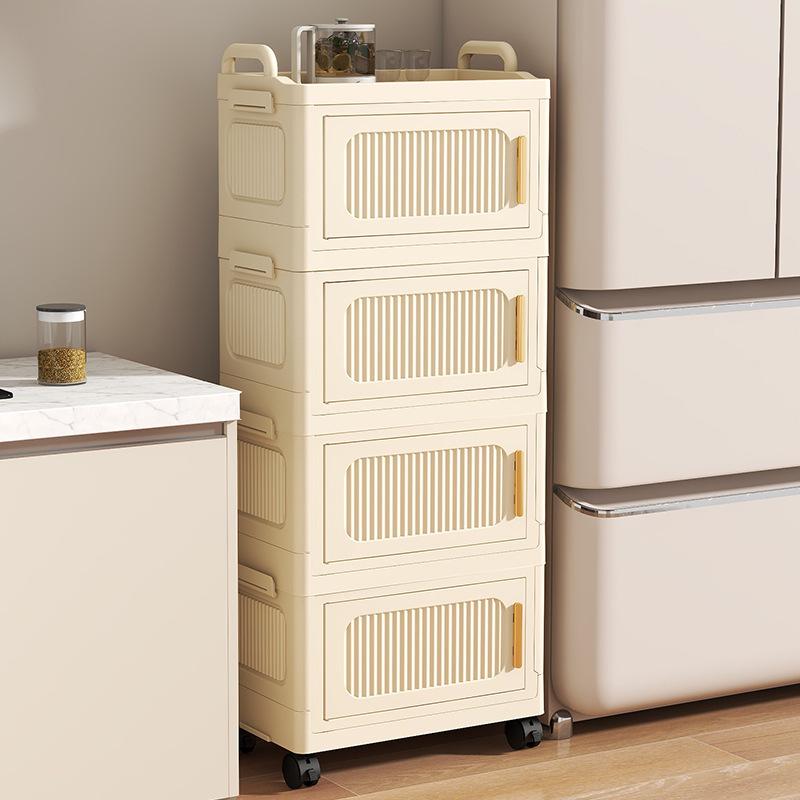 **Multi-layer Folding Bedside & Living Room Storage Cabinet**