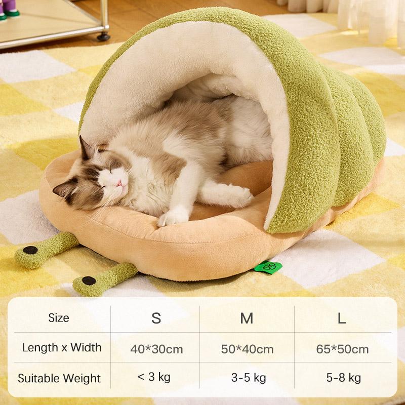 Cute Snail Slipper Shaped Cat Bed