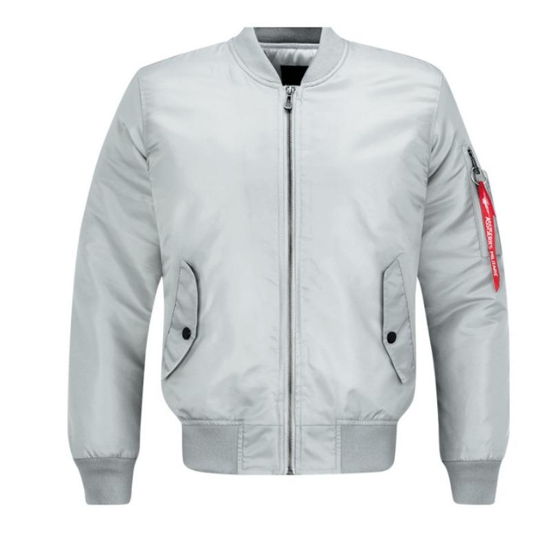 Veste en coton pour homme, style Air Force, col montant, pour le sport et les loisirs Non. 1 MA01 Uniforme de Baseball Pilote Automne et Hiver Grande Taille Veste en Coton