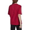 adidas T Shirts Women's Red Crew Neck Moderate Straight Fit II6107