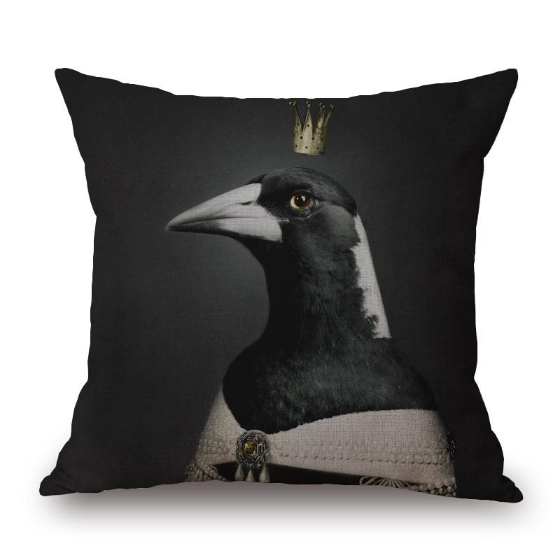 Sheep Dog Cosplay Throw Pillow Case Home Decor Animals Posters Painting Cushion Cover Xcm