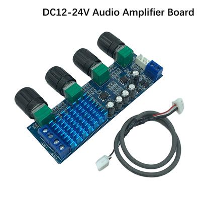 Xh-M577 Digital Power Amplifier Board Tpa3116D2 Audio Amplifier Board 12-24V Op Amp High Power Tone Board 80Wx2 Two Vocal Tract