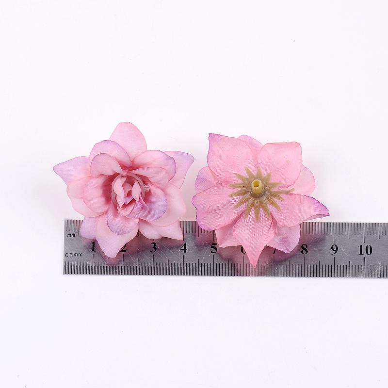 Silk Pointed Rose Small Flowers for DIY Headwear & Wedding Decoration