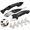 Raspador de Silicone para Calafetagem e Rejunte Conjunto de Acabamento de Selante Limpeza Raspador para Janelas de Cozinha Raspador Especializado para Frestas