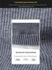 Cross2025 Men's Autumn/Winter Cable Knit Polo Sweater: Trendy European Twist with Lapel and Long Sleeves