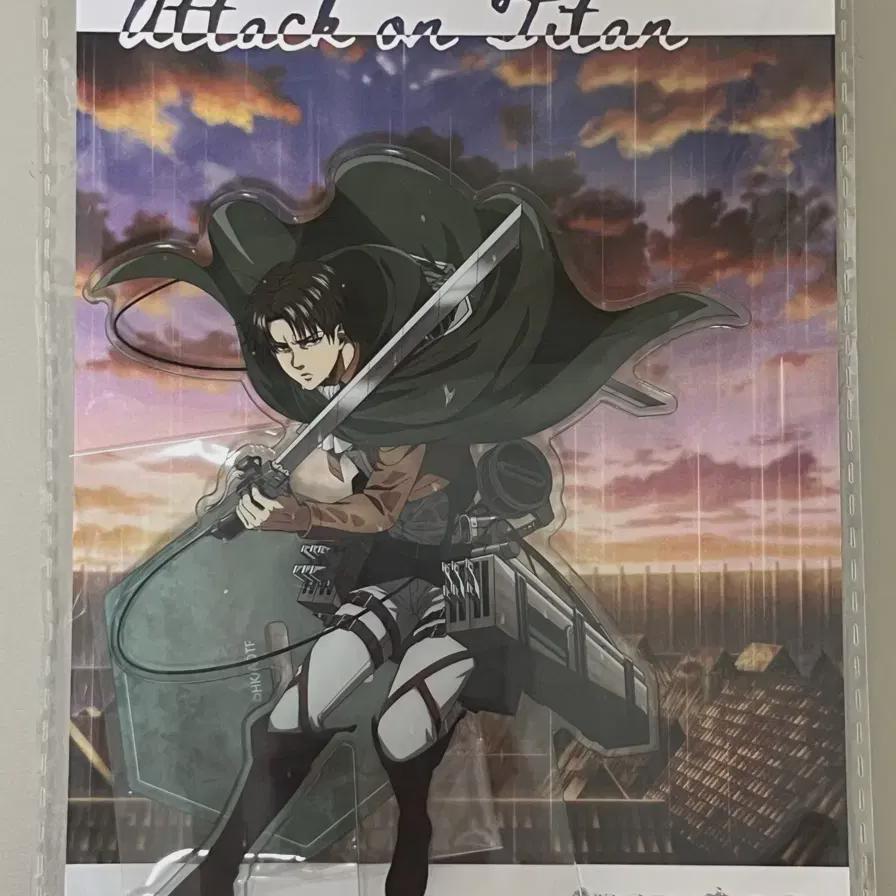 Attack On Titan Rain Battle Water-soaked Levi Acrylic Stand