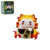 Demon Slayer Lucky Cat Anime Figure Blind Box Rengoku Tanjiro Inosuke Kawaii Cute Model Toy Desktop Car Ornaments Birthday Gift
