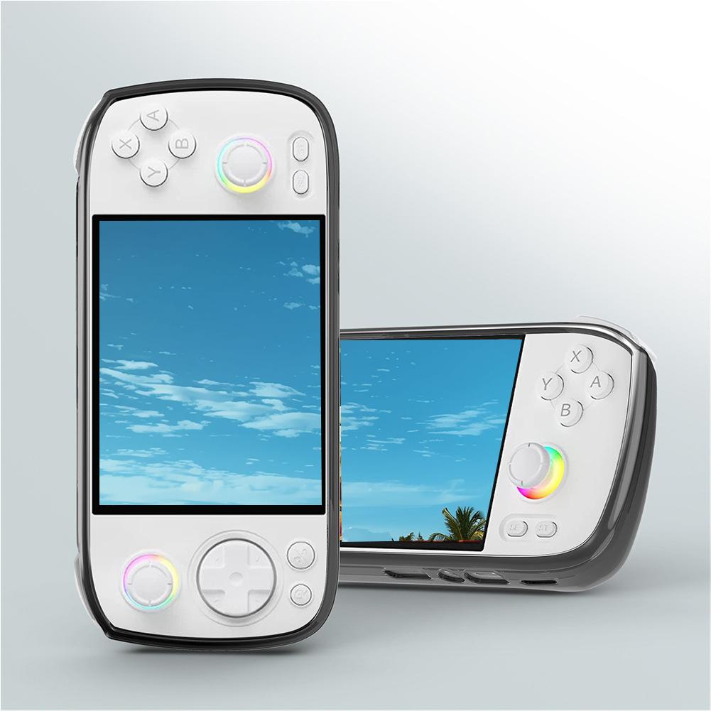 Game Console Protective Case For ANBERNIC RG406H Transparent/black TPU Accessories Soft Case Ma Y0E5