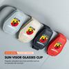 Car Glasses Clip Sunshade Storage Clip Sunglasses Organize For Abarth Stilo Ducato Palio Bravo Linea Doblo 500 Grande Tipo