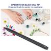 Professional Portable Nail Graffiti Pen DIY Flower Pattern Nail Painting Drawing Pen BlackBlack