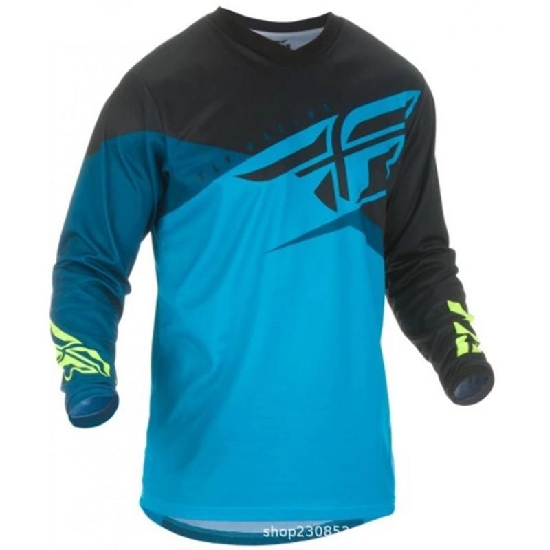 Mens Quick-Dry Cycling Jersey Long Sleeve MTB Bike Shirt Mountain Trail Riding Outdoor Sports