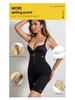High Waist Seamless Tummy Control Pants with Adjustable Row Button - Plus Size Postpartum Body Shaper & Hip Lift