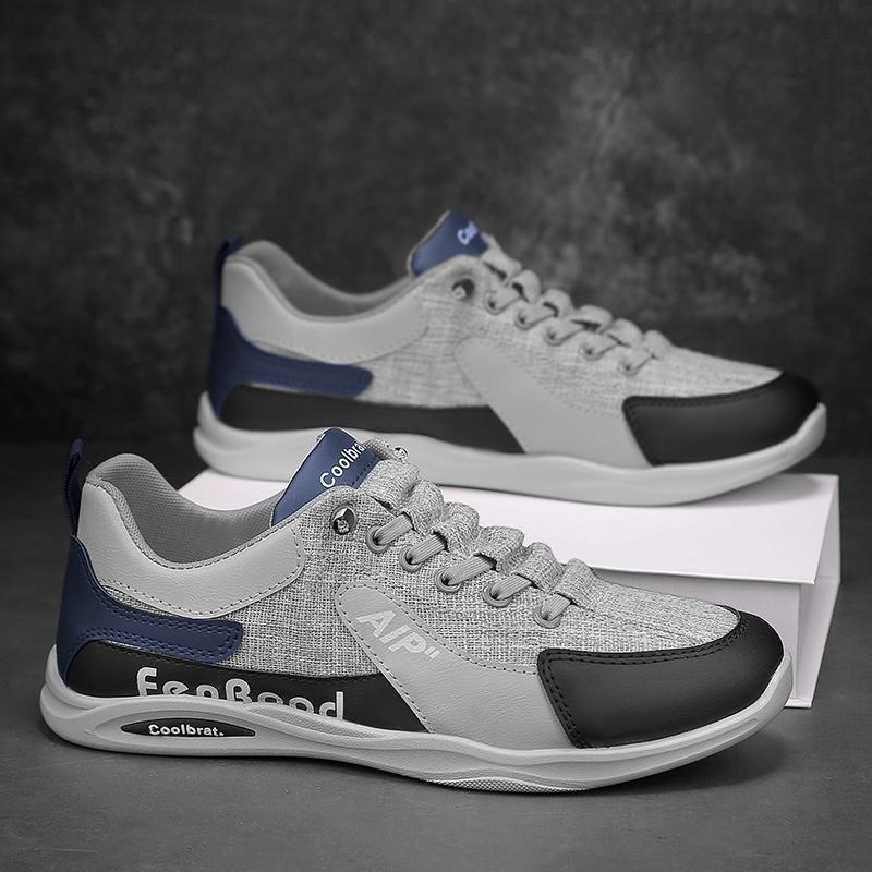 

Youth board shoes 2025 summer new flat-soled canvas shoes breathable casual lace-free men s shoes one pedal shoes 44 серый