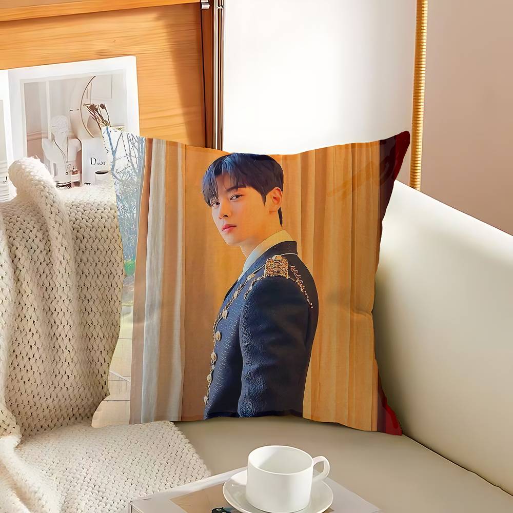 singer C-Cha EunWooS Pillowcase toon Gift Cushion Cover Bedroom Home Sofa Chair Seat Decor pillow case