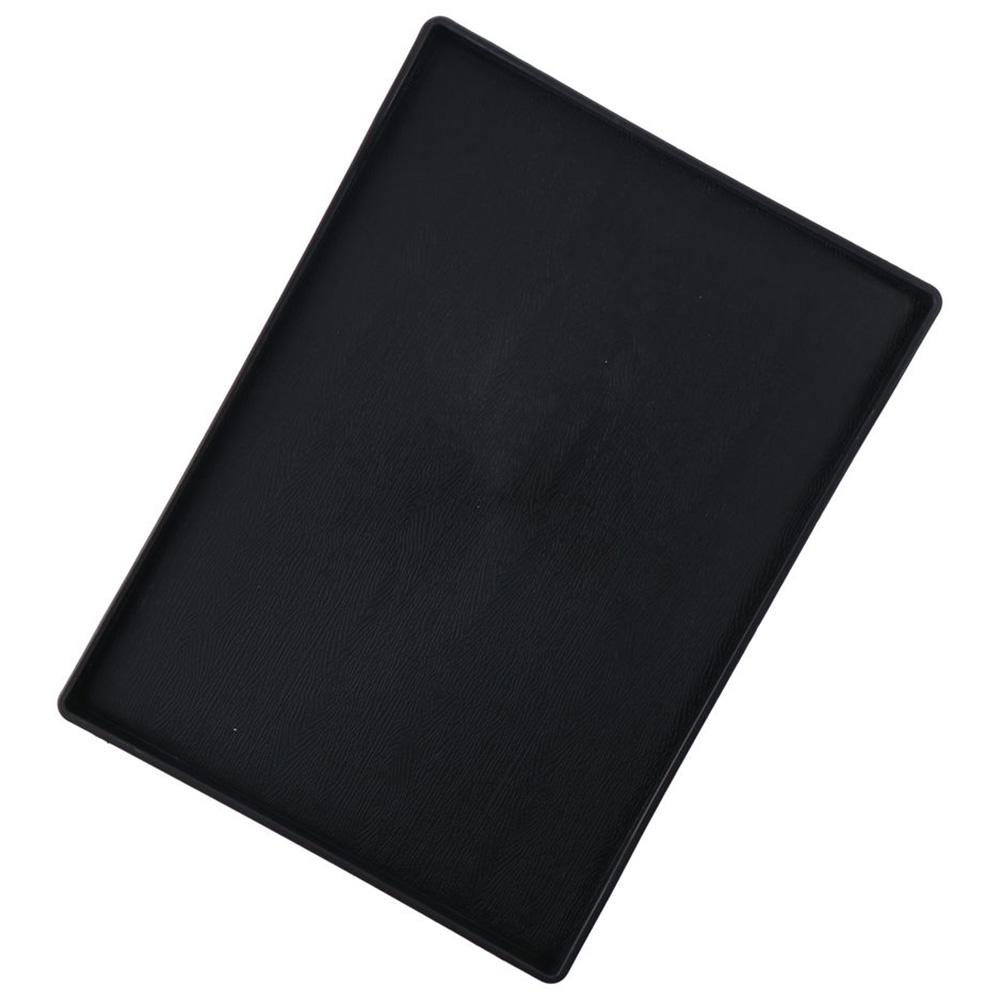 1 Pcs Plastic Large Plastic Tray Black Decorative Tray New Bed Table Tray  Bathroom