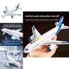 Plastic Inertia Airplane Toy With Light Sound And Story Function For Visual And Sensory Skills