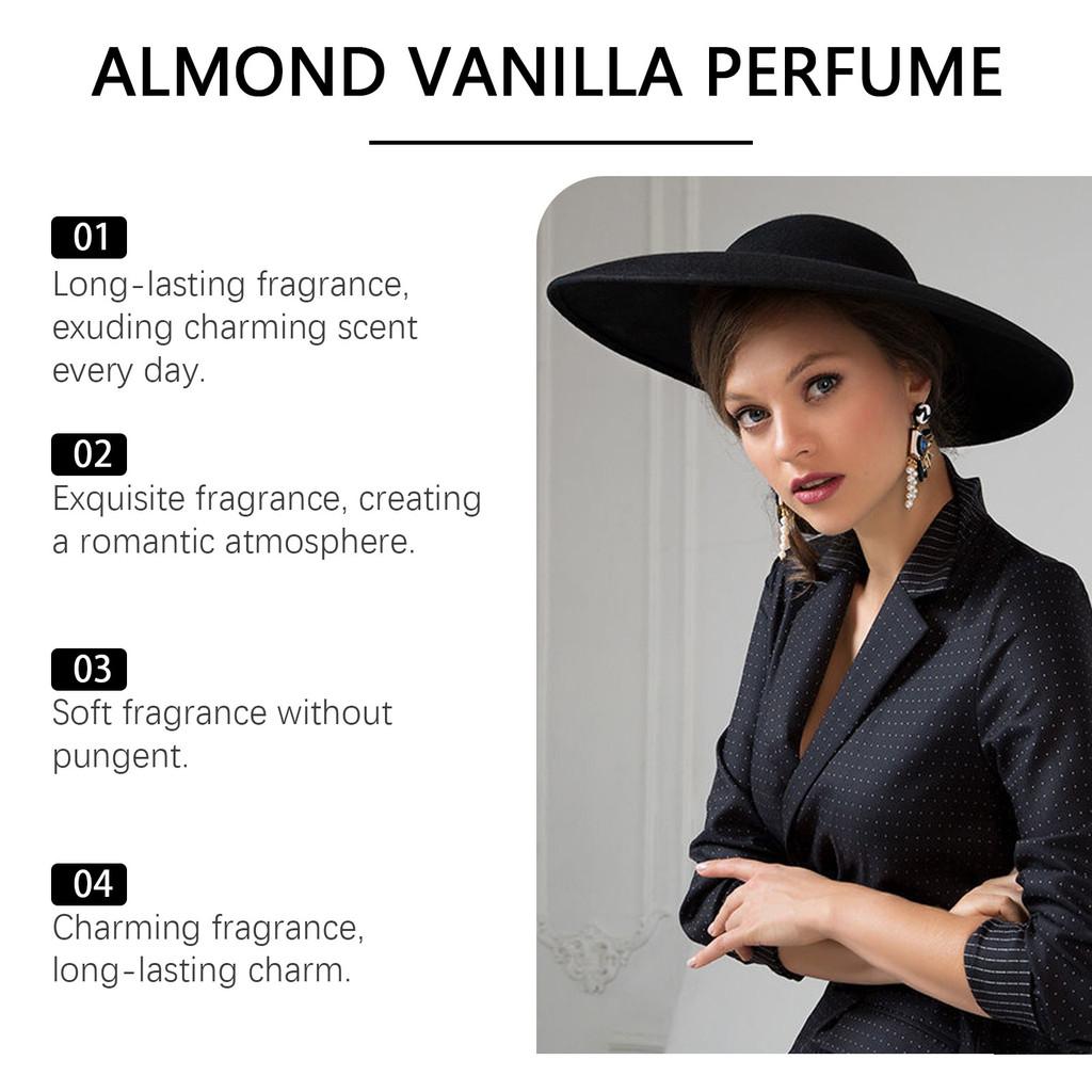 Elegant Vanilla Fragrance Perfume With Almond Sweetness For Lasting Allure