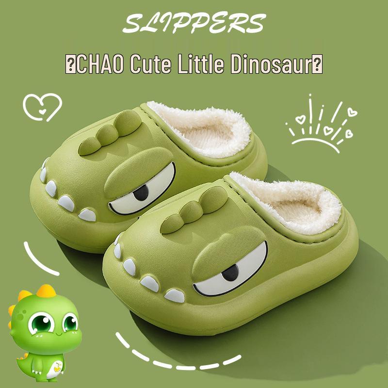 Children’s Winter Cotton Slippers: Fleece-Lined, Waterproof, EVA Squishy Feel, Warm, Closed Heel - Parent and Child Sizes Available