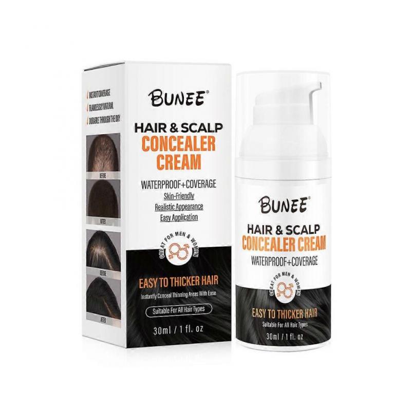 Hairfillup Hair Covering Pen, Waterproof & Sweatproof Hair Concealer for Men, Root Coverage Fuller Cream, Hair & Scalp Concealer Cream, 30ml