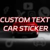 Custom Social Media Logo & Name Sticker – Personalized Vinyl Car Window Decal for Facebook IG TikTok YouTube,Durable Waterproof