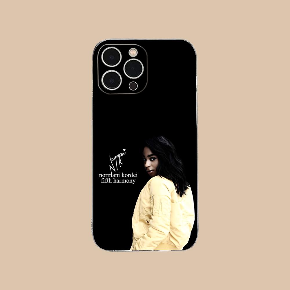 Normani Kordei Clear TPU Mobile Case for iPhone 17 16 15 14 13 12 11 X XR XS Air Pro Max Plus Mini Colorful Cover
