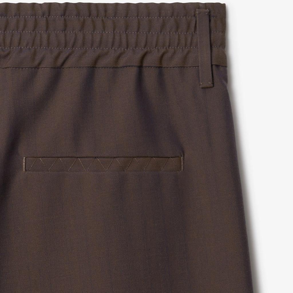 Burberry tailored wool herringbone shorts Men's 80870861