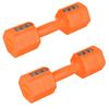Adjustable Dumbbells HL03 Orange 2 X 2.5 KG HMS